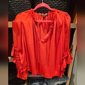 Gianni Bini Red Blouse